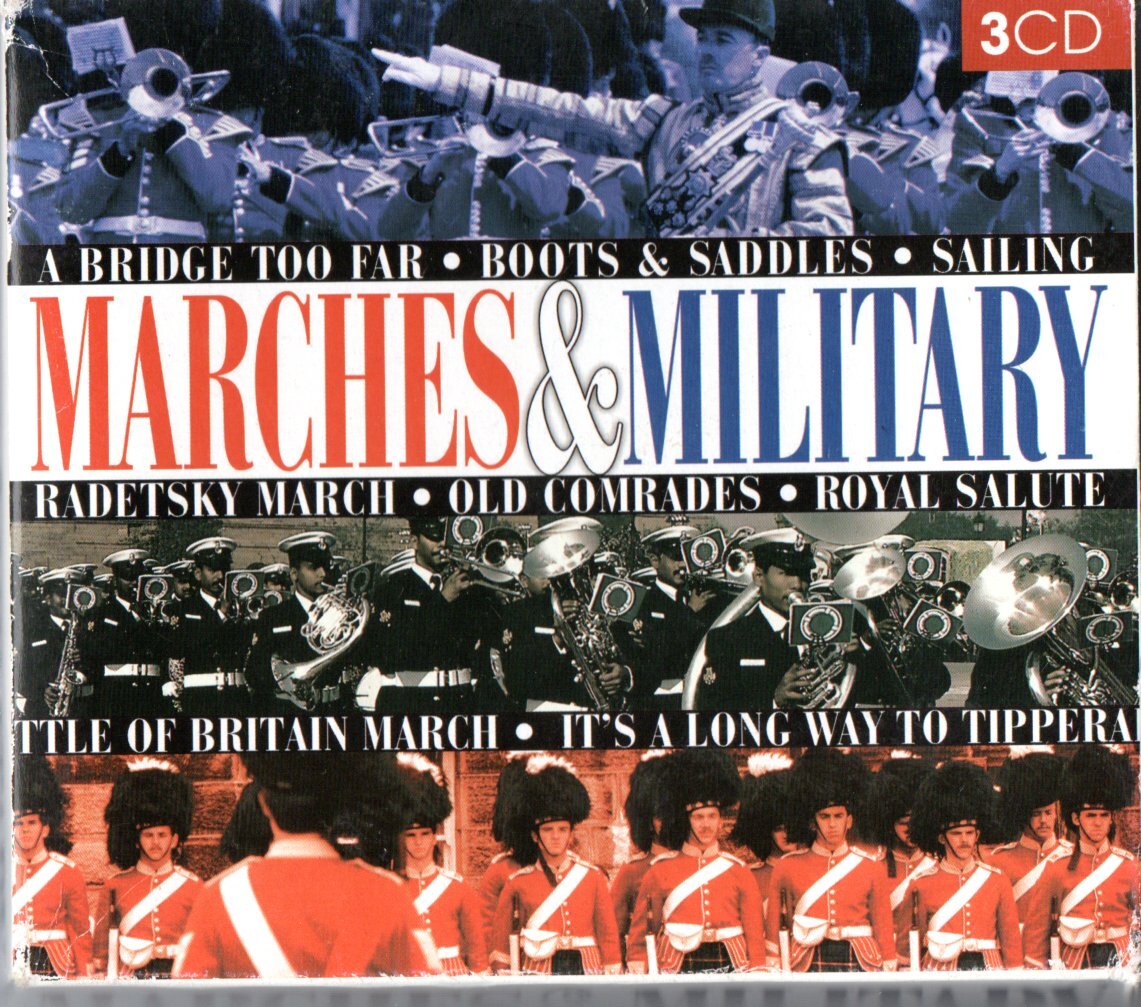 送料無料 吹奏楽 3CD マーチ&ミリタリー CD1欠品拍卖