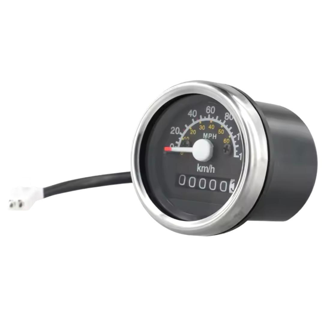 スピードメーター 機械式 60mm 120km/h 一体型 ホンダ モンキー ゴリラ エイプ ダックス カブ 汎用 12V用 純正交換 管理M1拍卖