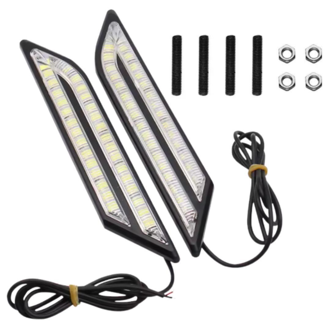 LEDマーカーランプ 2個 アイスブルー 12V 汎用 デイライト サイドマーカー ドレスアップ カスタム 汎用 管理G3拍卖