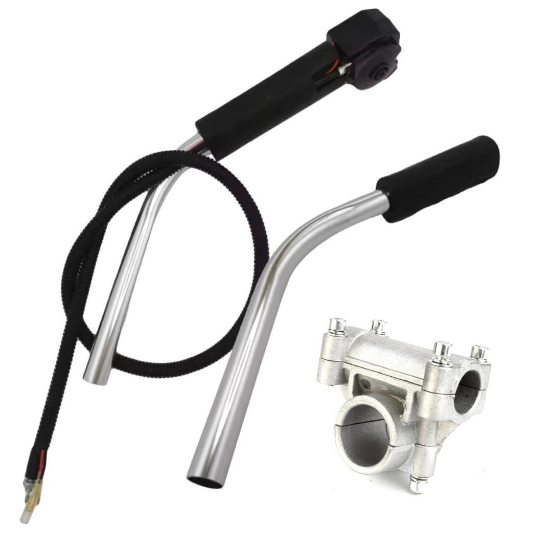 草刈り機 刈払機 草刈機 両手ハンドル スロットル 接続ジョイント エンジン ハンドル ジョイント付き 修理 パーツ 汎用 交換 DIY 管理E6拍卖