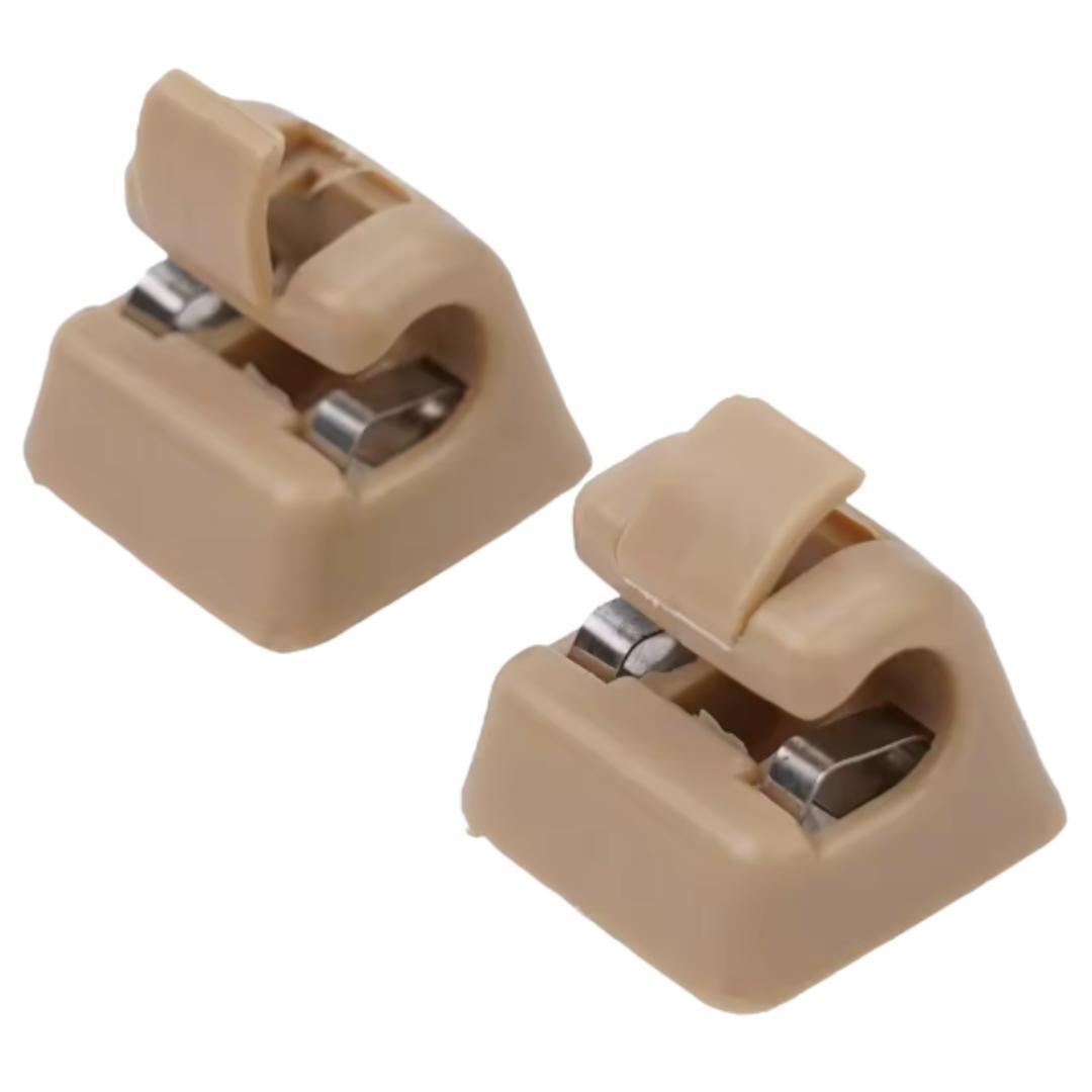 ベンツ サンバイザークリップ 2個 W123 W124 W126 W140 500E 300E W201 W202 500SEC 560SEC 560SEL 1268100012 互換品 管理V3拍卖