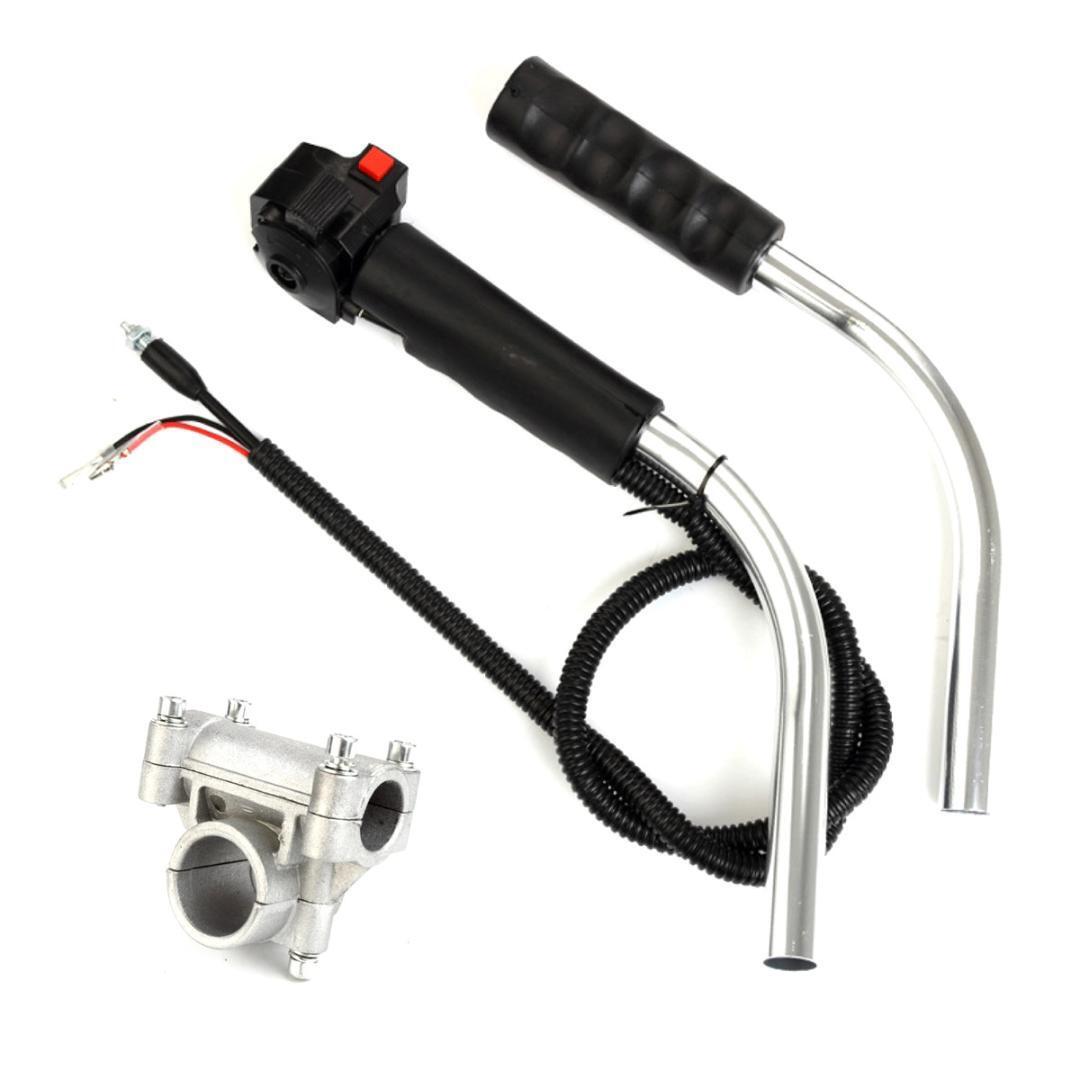 草刈り機 Uハンドル スロットルレバー 刈払機 草刈機 両手ハンドル 接続ジョイント エンジン ハンドル 修理 パーツ 汎用 交換 DIY拍卖