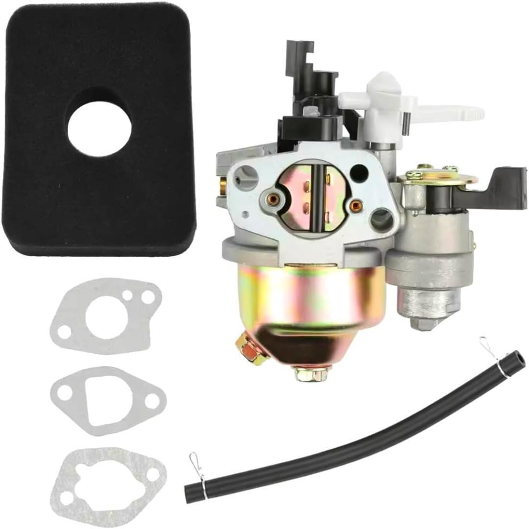 ホンダ対応 GX160 GX168 GX200 エンジン キャブレター 5.5HP 6.5HP エアーエレメント エアークリーナー 燃油ホース ガスケット 管理H2拍卖