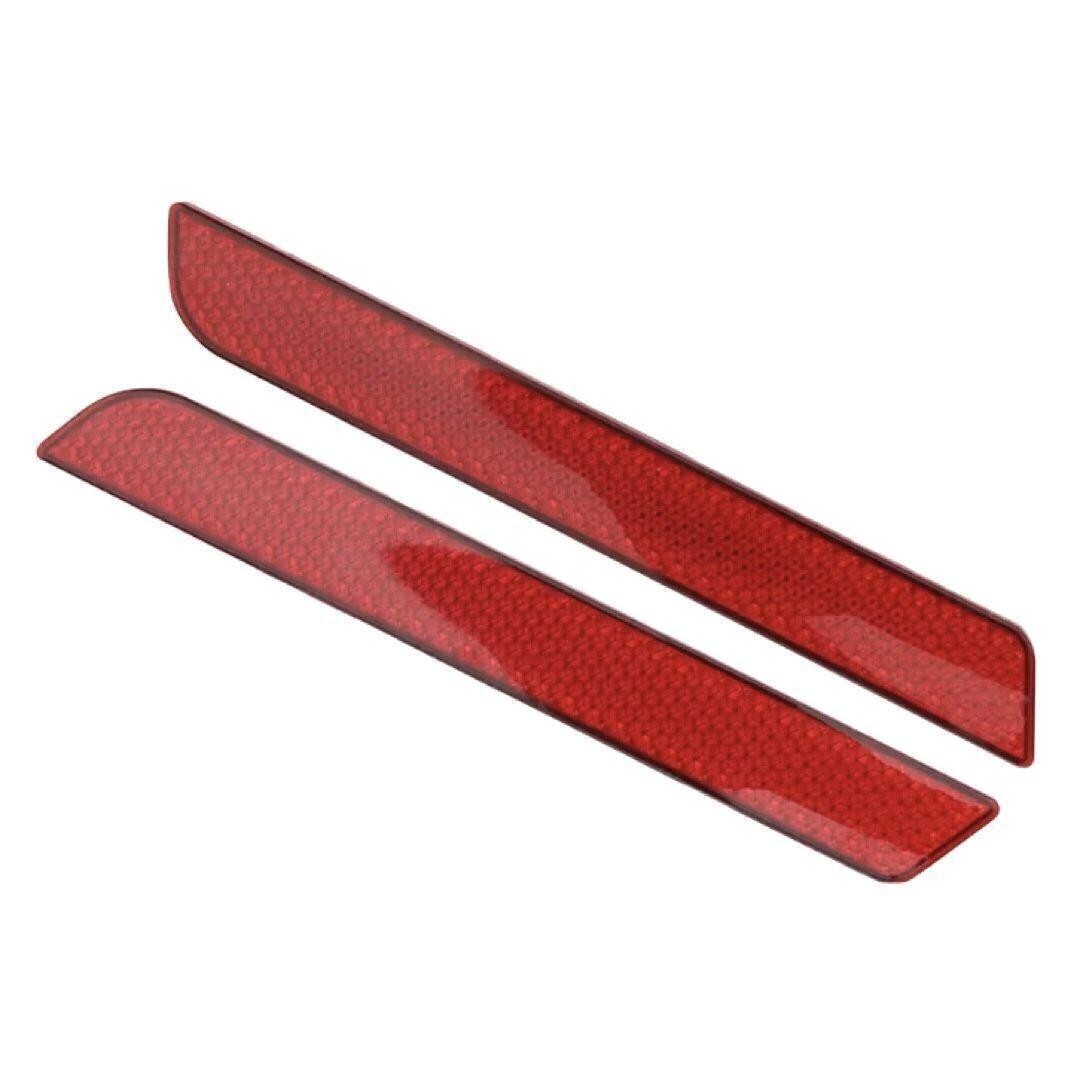 リア 反射板 リフレクター レッド サイドバッグ フロントフォーク ハーレー ダイナ 汎用 レッド 2個 管理L5拍卖