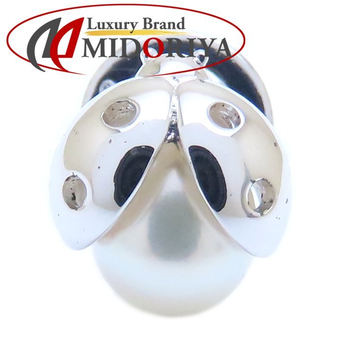 MIKIMOTO ミキモト てんとう虫モチーフ ピン ブローチ パール7.5ミリ 真珠 シルバー レディース/294366【中古】拍卖