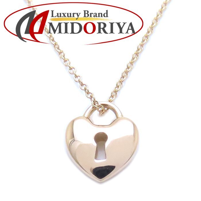 TIFFANY&Co. ティファニー ハートロック ネックレス 750PG ピンクゴールド K18RG ローズゴールド レディース/294408【中古】拍卖