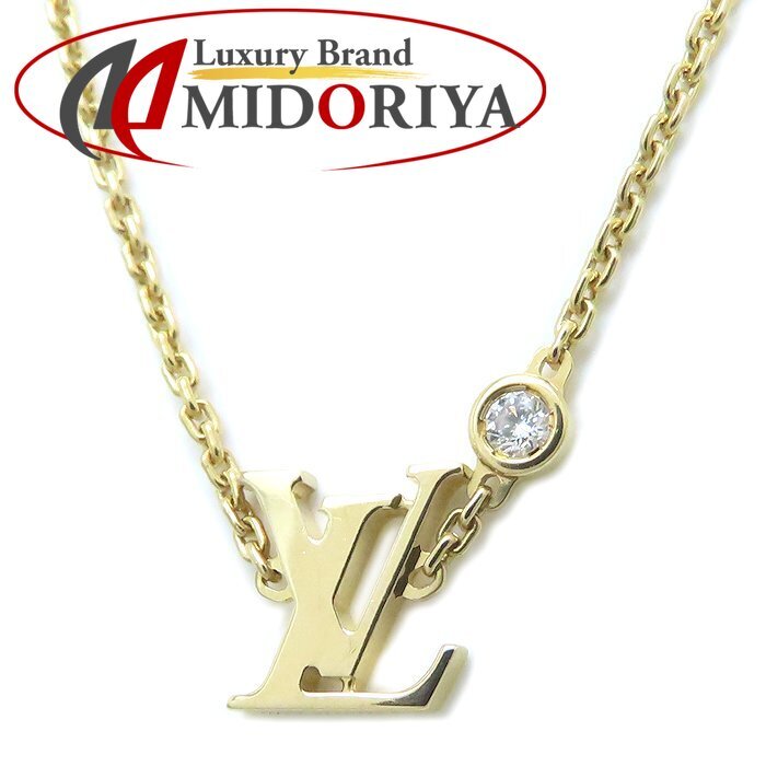 LOUIS VUITTON ルイヴィトン イディール ブロッサム LV ネックレス 1Pダイヤモンド Q93626 レディース/294417【中古】拍卖