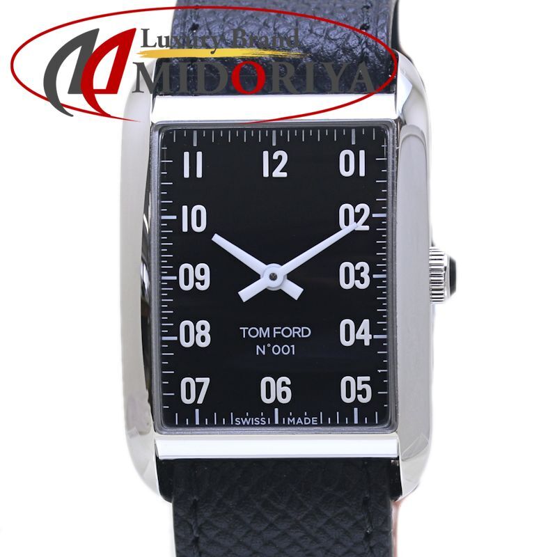 TOM FORD トムフォード N.001 ポリッシュド TF0120144387 TFT001001 【電池交換済】【未使用】腕時計 ボーイズ SSx牛革 /40142拍卖