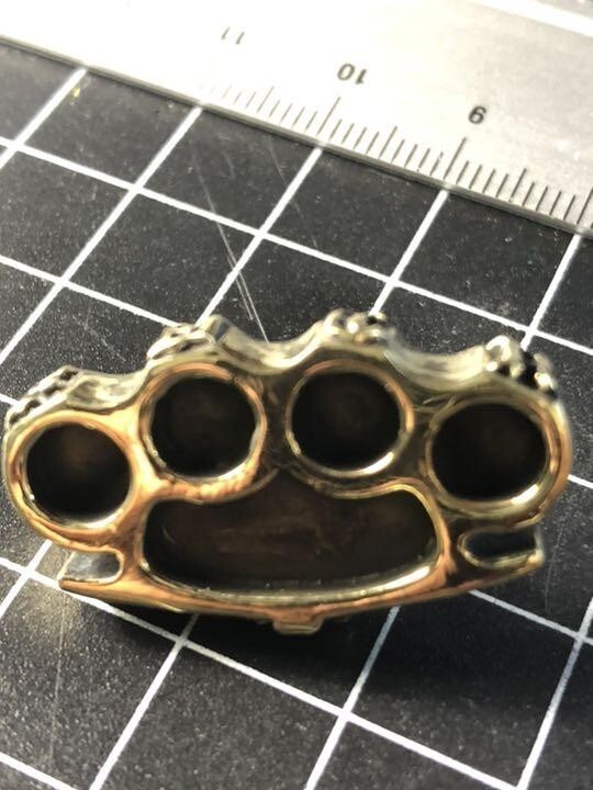 カイザーナックルコンチョ★メリケン★真鍮製拍卖