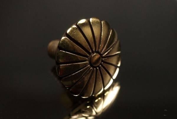 真鍮製★家紋ナンバーボルト★菊紋★十六菊★全車種対応★ライセンスボルト拍卖