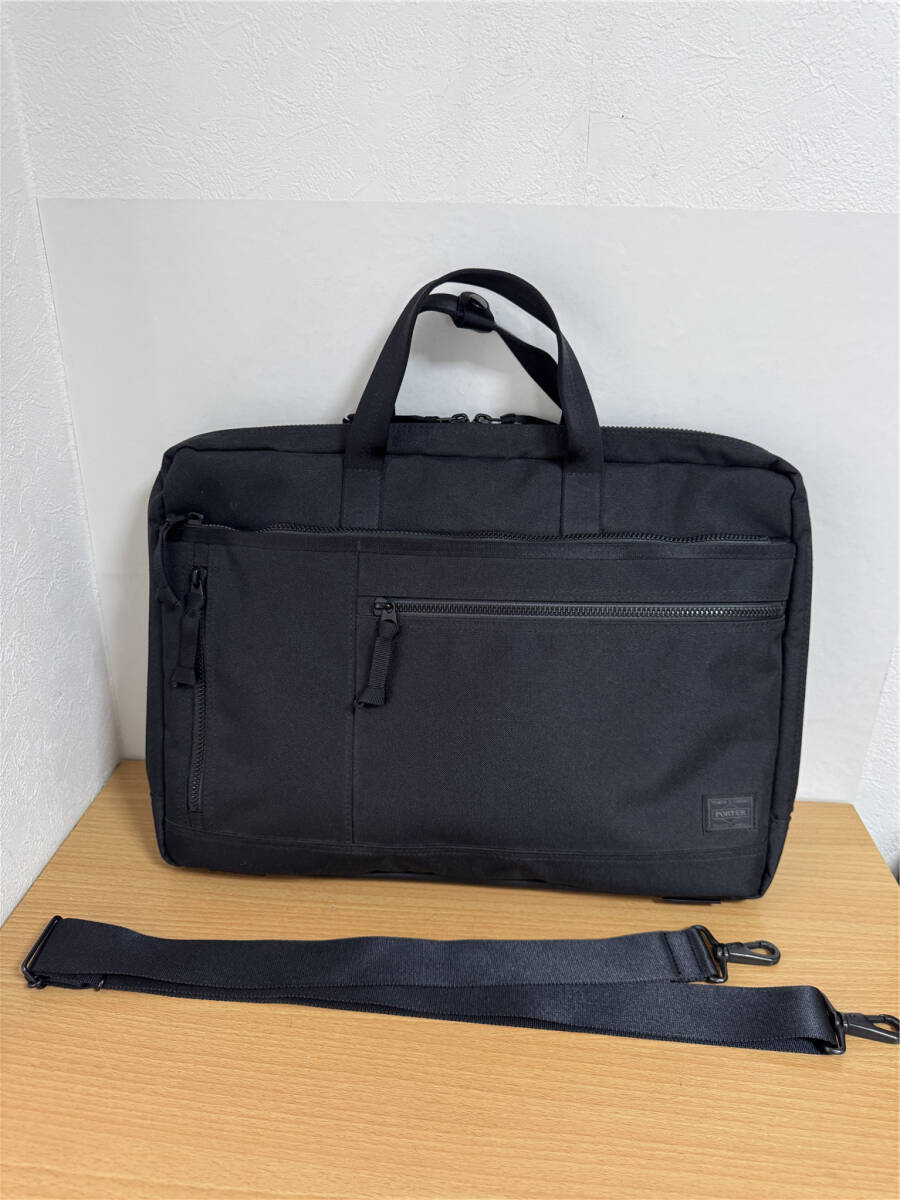 新品同様●定価50600円●PORTER 吉田カバン ポーター INTERACTIVE BRIEFCASE(L) ブリーフケース 黒 536-17049 拍卖