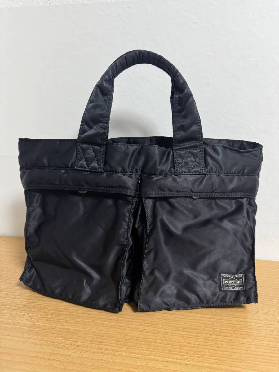 完売品●極美品●ポーター 吉田カバン PORTER タンカー TANKER トートバッグ 黒(小)拍卖
