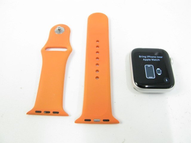 良品 Apple Watch series6 44mm LTE 32GB MG2C3J/A A2376 シルバーアルミニウム 【S1136】拍卖