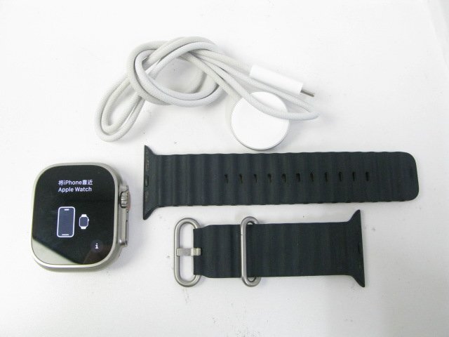 美品 AppleWatch Ultra 49mm 32GB LTE MQFK3J/A A2684 チタニウム拍卖