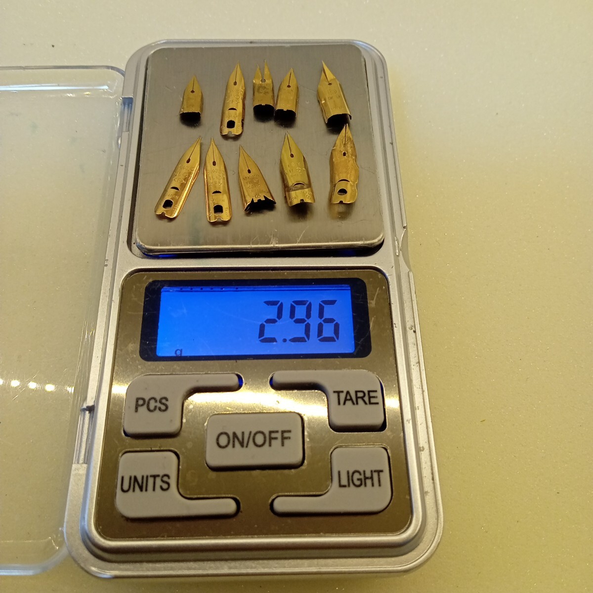 007 万年筆 ペン先のみ ニブのみ 全て18K刻印有り 参考重量 2.96g 1円スタート拍卖