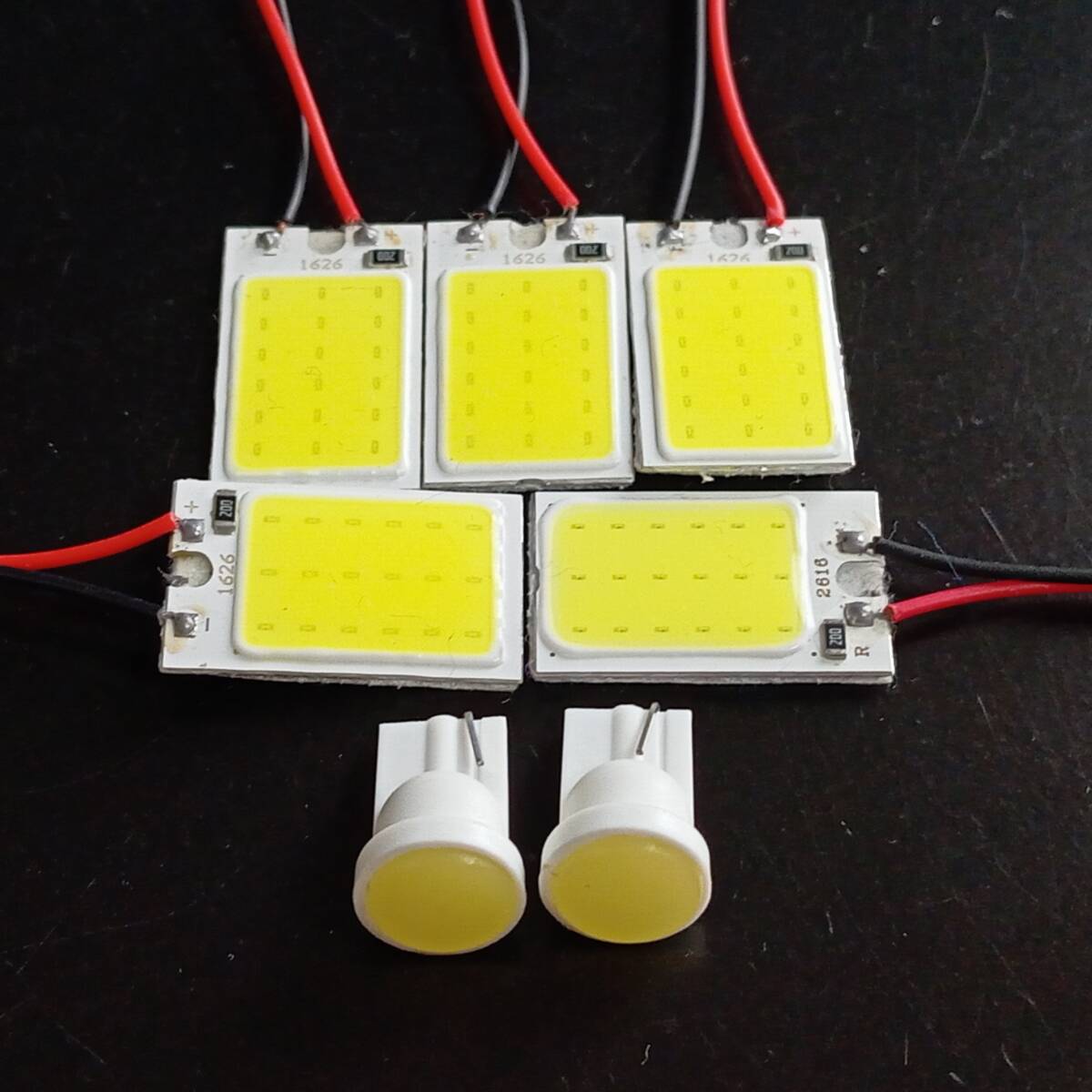 フルCOB T33 AUTECH エクストレイル 爆光! T10 LED ルームランプ 7個セット ホワイト 日産 X-TRAIL /c18/c1拍卖