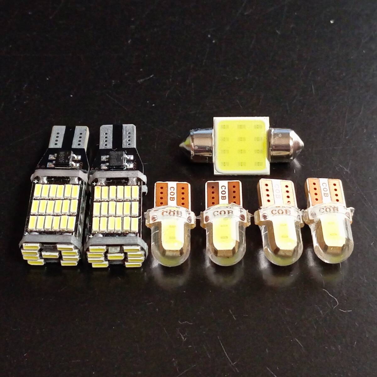 爆光!ロードスター NC系 バックランプ 車幅灯 ナンバー灯 7個セット T10 LED ホワイト マツダ /45/c2/t31拍卖