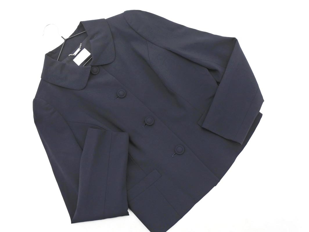 Harrods ハロッズ ウール混 ジャケット sizeS/紺 ◇■ ☆ fja2 レディース拍卖