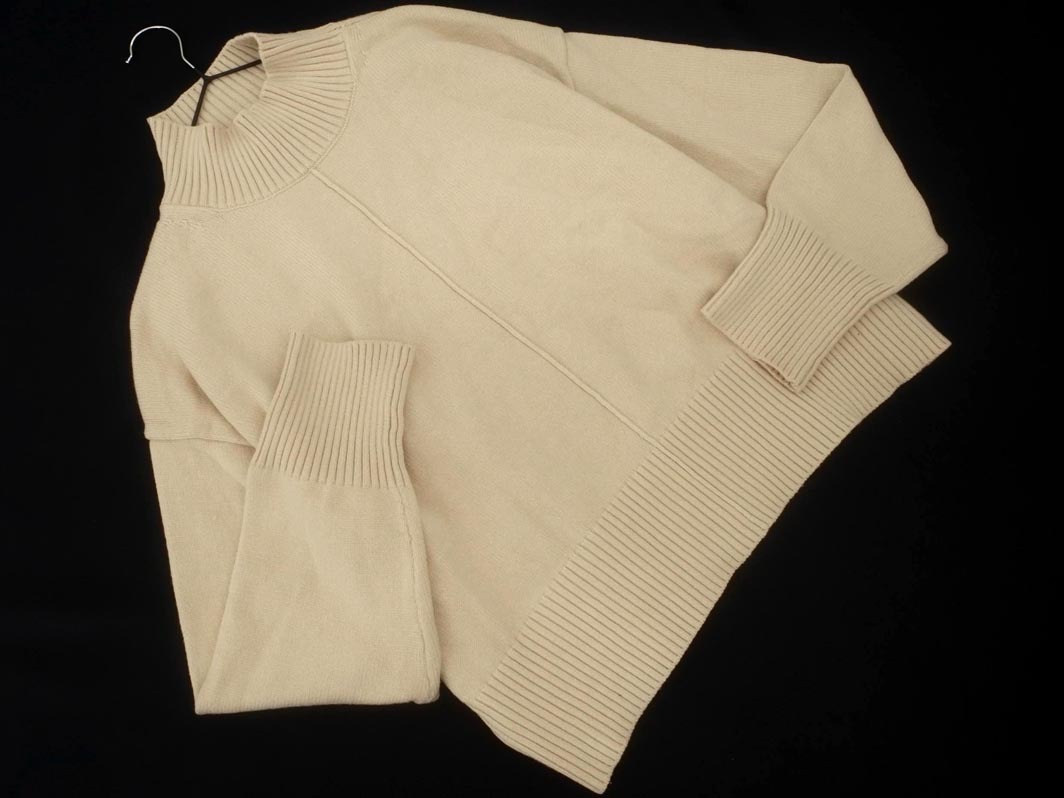 LOWRYS FARM ローリーズファーム ハイネック ニット セーター sizeF/ベージュ ◇■ ☆ fjb0 レディース拍卖