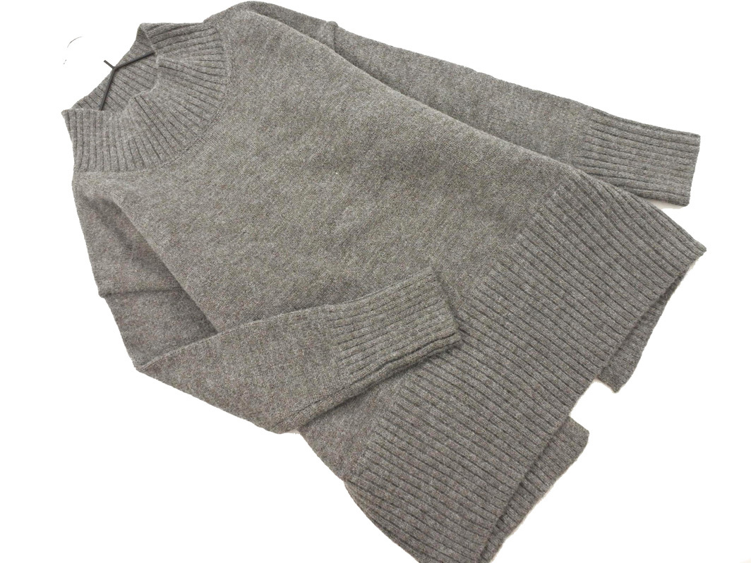 a.v.v アーヴェヴェ モックネック ニット セーター sizeS/グレー ◇■ ☆ fjb4 レディース拍卖