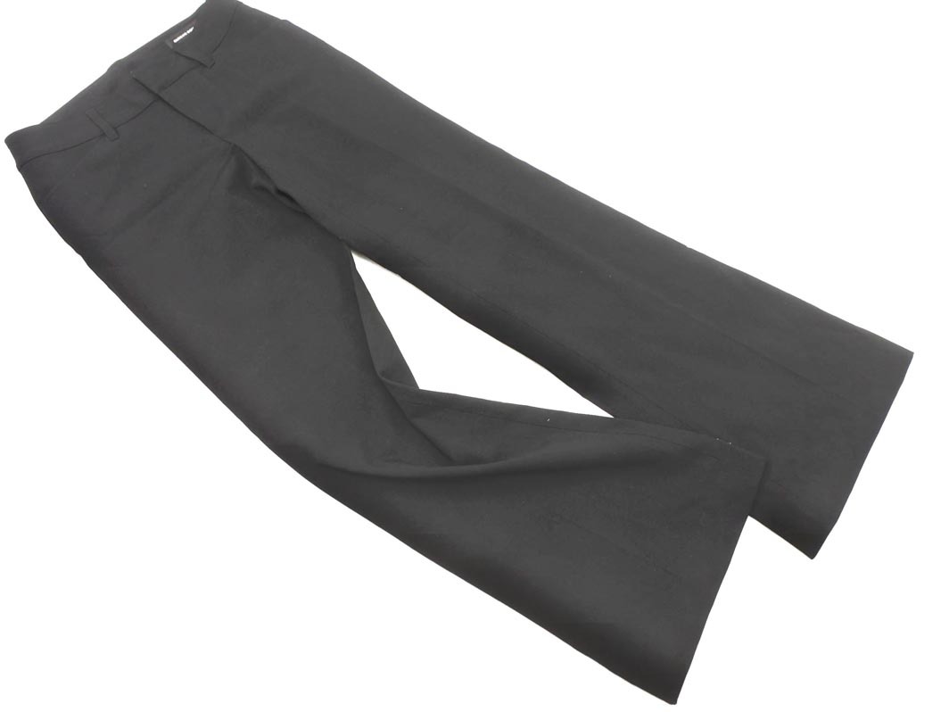 QUEENS COURT クイーンズコート ストレッチ フレア パンツ size2/黒 ■■ ☆ fjb4 レディース拍卖