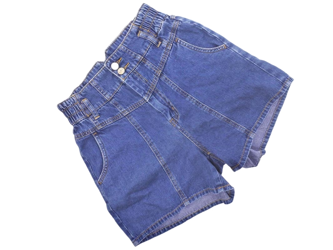repipi armario レピピアルマリオ ショート デニムパンツ sizeM(160-165cm)/紺 ■■ ☆ fjb5 女の子拍卖