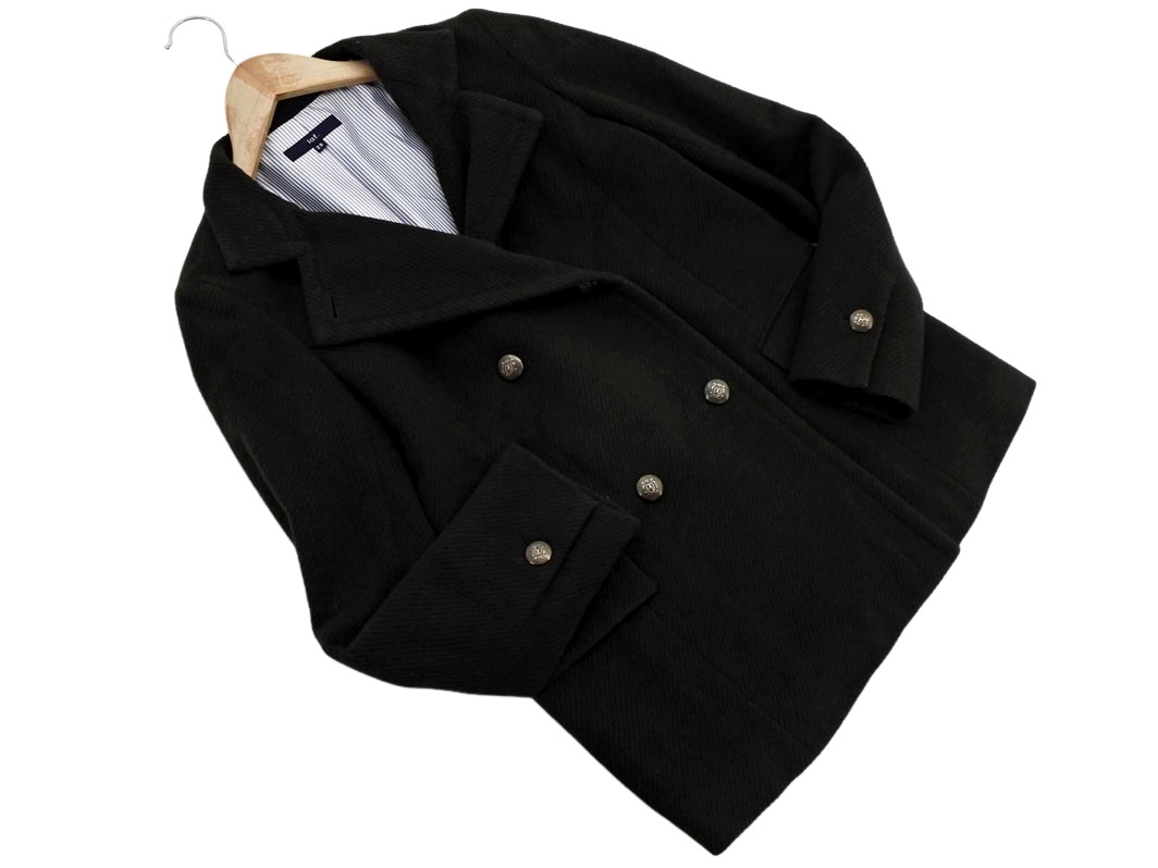 la.f... ラエフ ロートレアモン アンゴラ混 スタンドカラー ジャケット size2S/濃緑 ◇■ ☆ fjc1 レディース拍卖