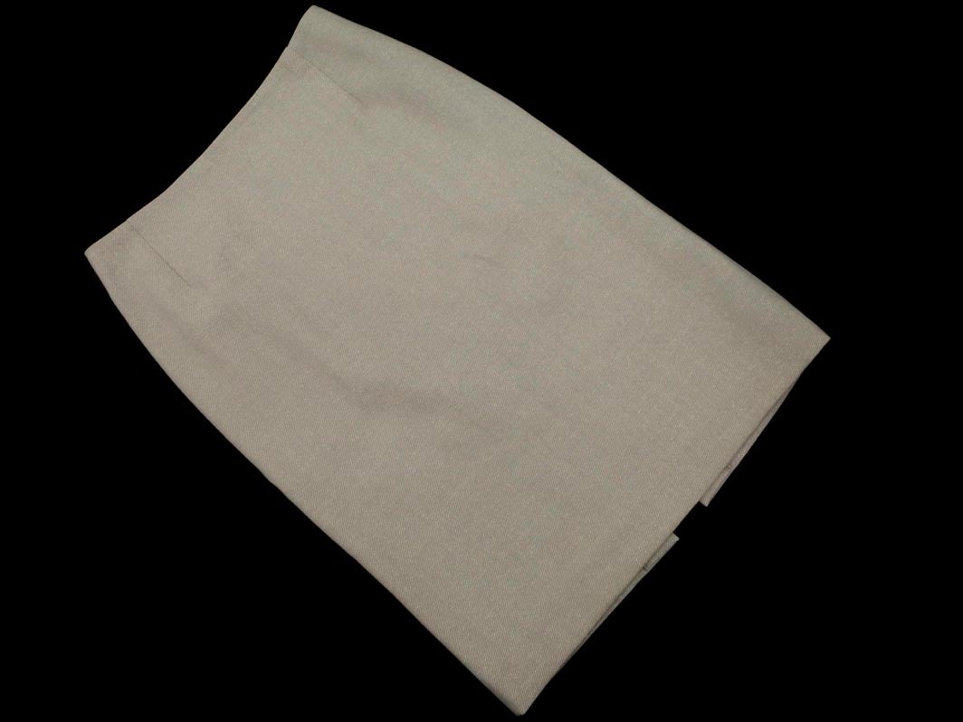 UNTITLED アンタイトル シルク混 スリット タイト スカート size1/グレー ◇■ ☆ fjc1 レディース拍卖