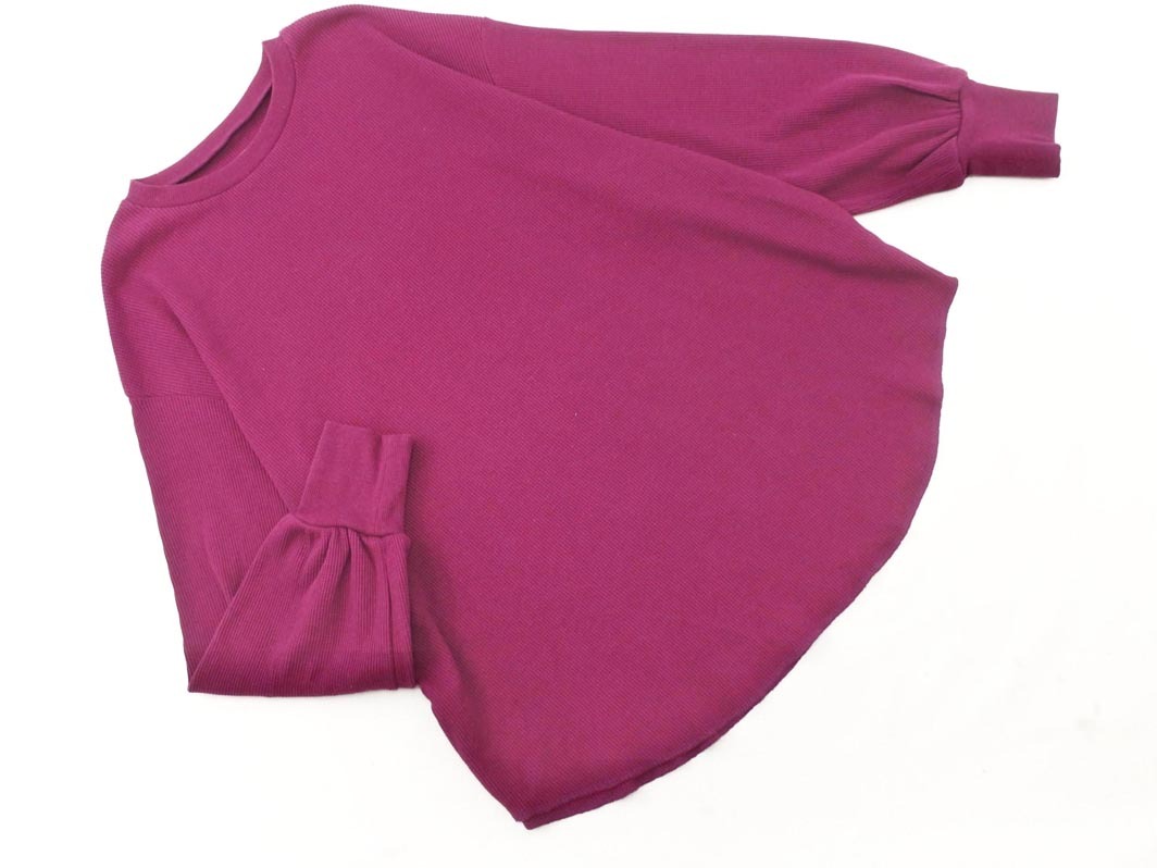 Ungrid アングリッド オーバーサイズ プルオーバー カットソー sizeF/紫 ◇■ ☆ fjc1 レディース拍卖