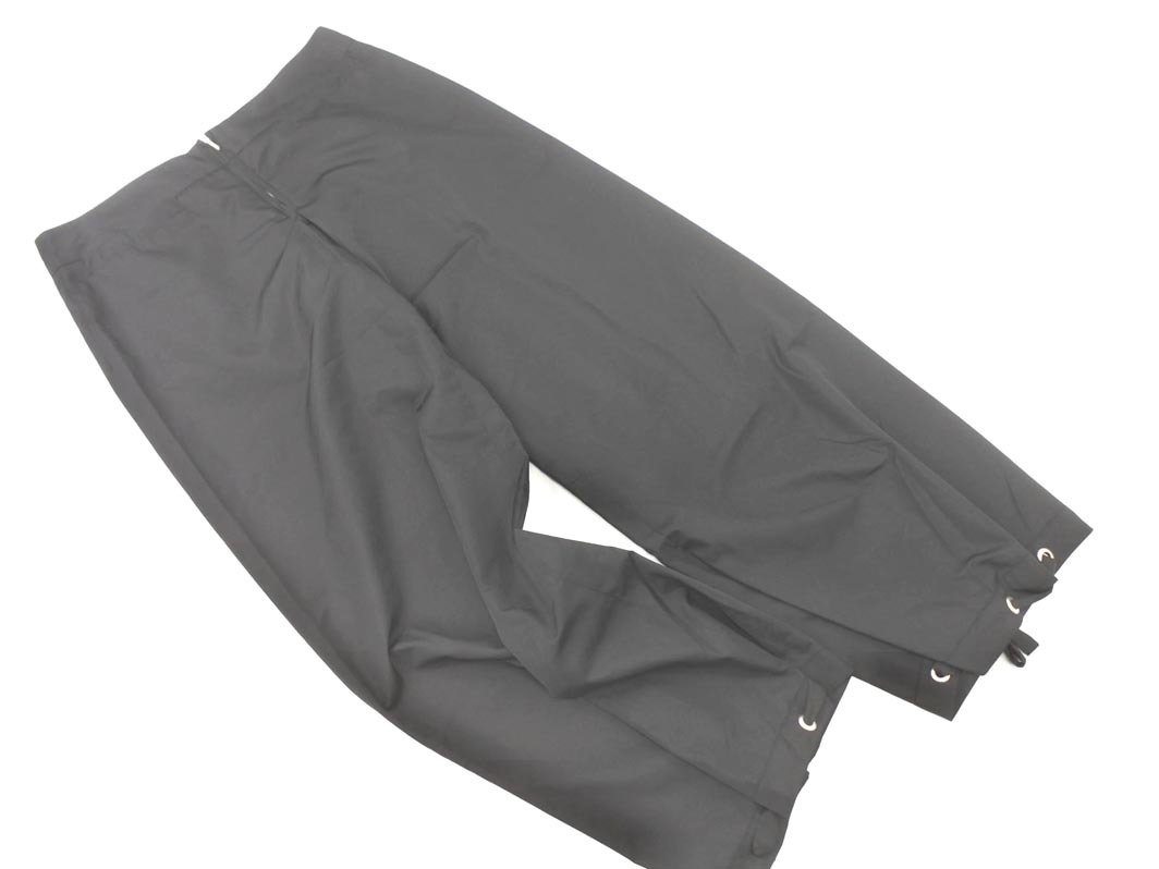ネコポスOK JIL SANDER ジルサンダー ワイド パンツ size34/黒 ■■ ☆ fjc9 レディース拍卖