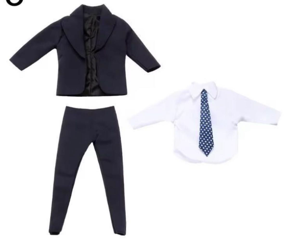 ネイビースーツ・ネクタイ・ワイシャツケン・リカパパ・ジェフくん・お人形さん シャツ ネクタイ ケン拍卖