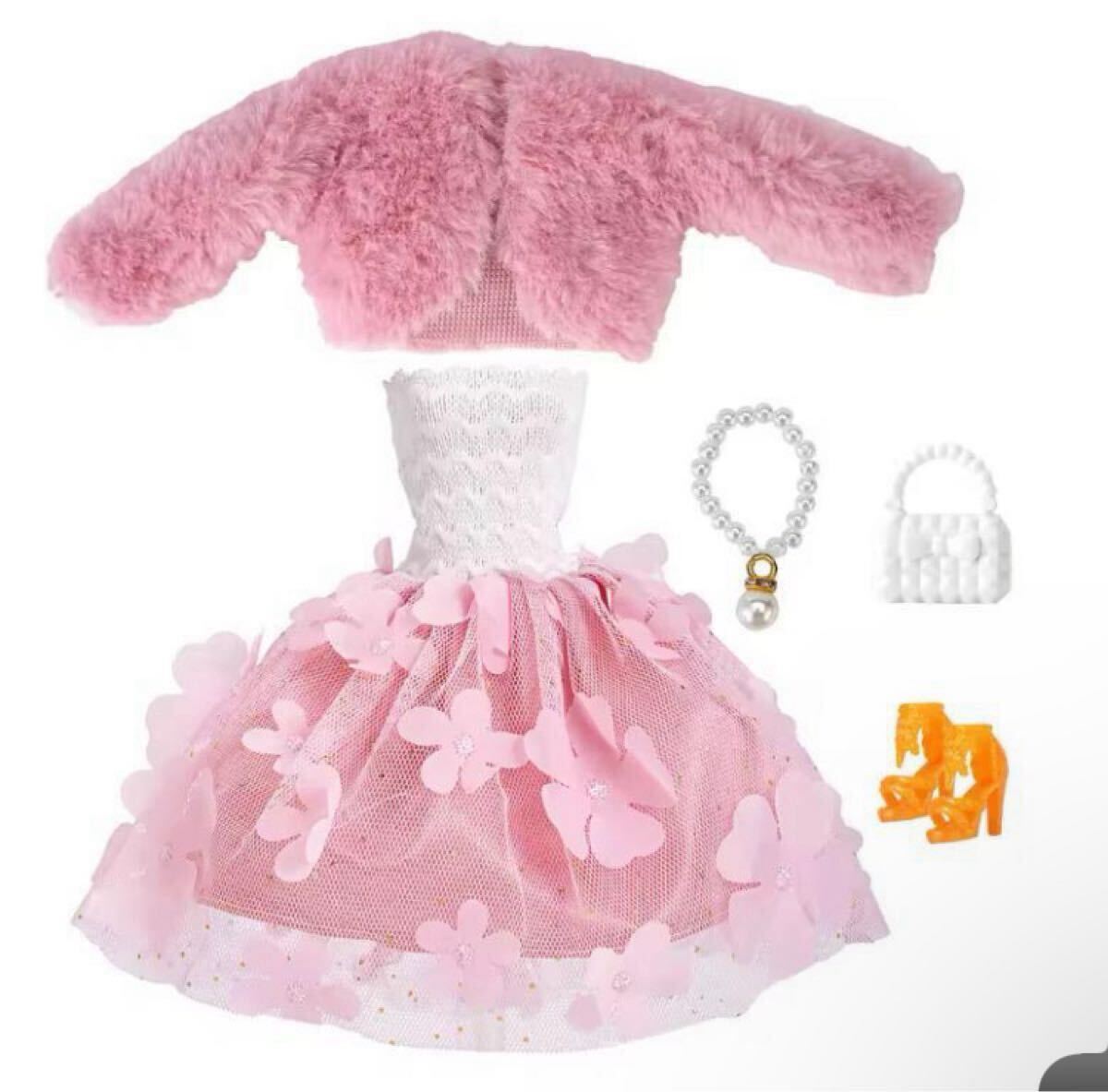 フルコーデセットリカちゃん・バービー・ジェニー・お人形さん用 ドレス お洋服 ワンピース拍卖