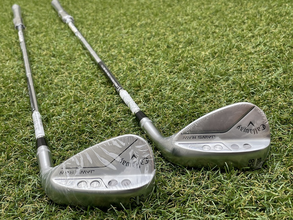 新品未開封 キャロウェイ JAWS RAW ウェッジ 52S/58S 2本セット Dynamic Gold S200拍卖