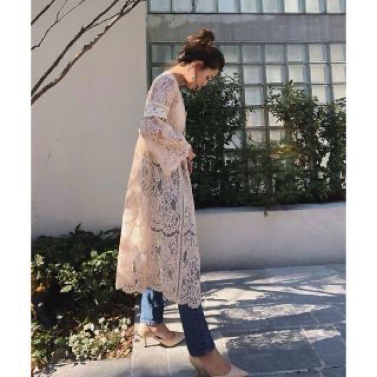 etre tokyo エトレトウキョウ☆ヴィンテージレースドレス F拍卖