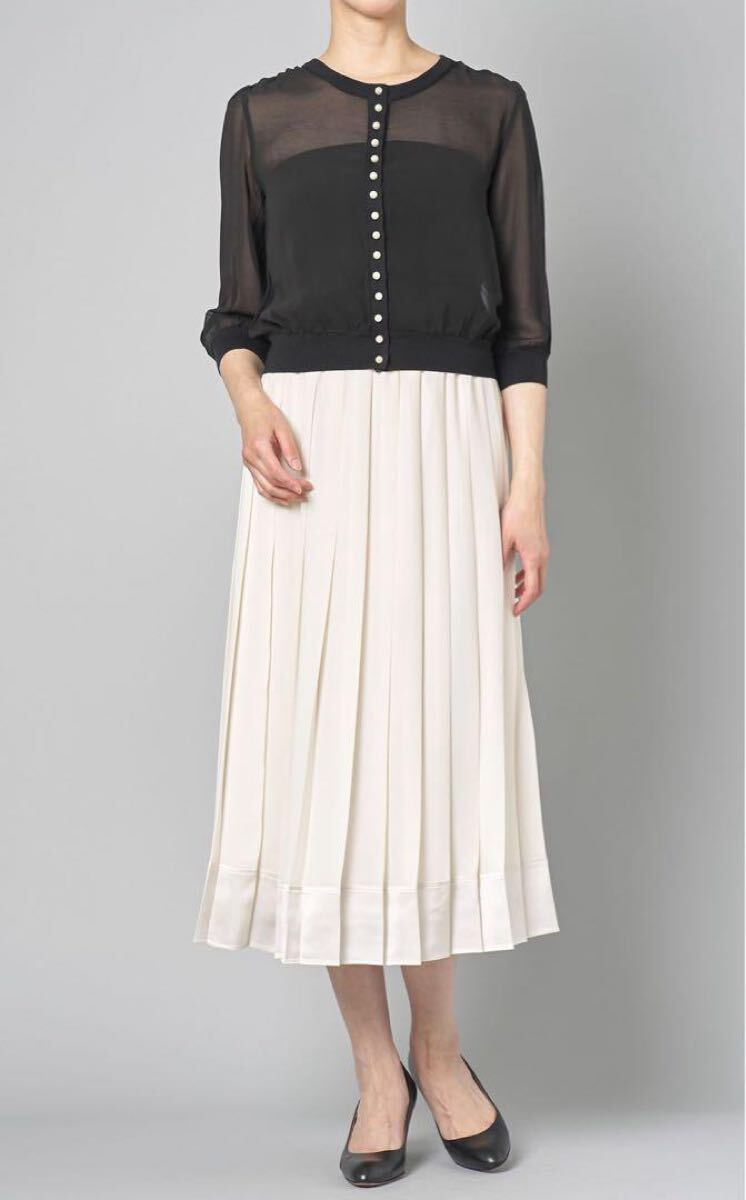 Theory luxe セオリーリュクス☆ロングスカート MARGOT MATINA プリーツ 36 拍卖