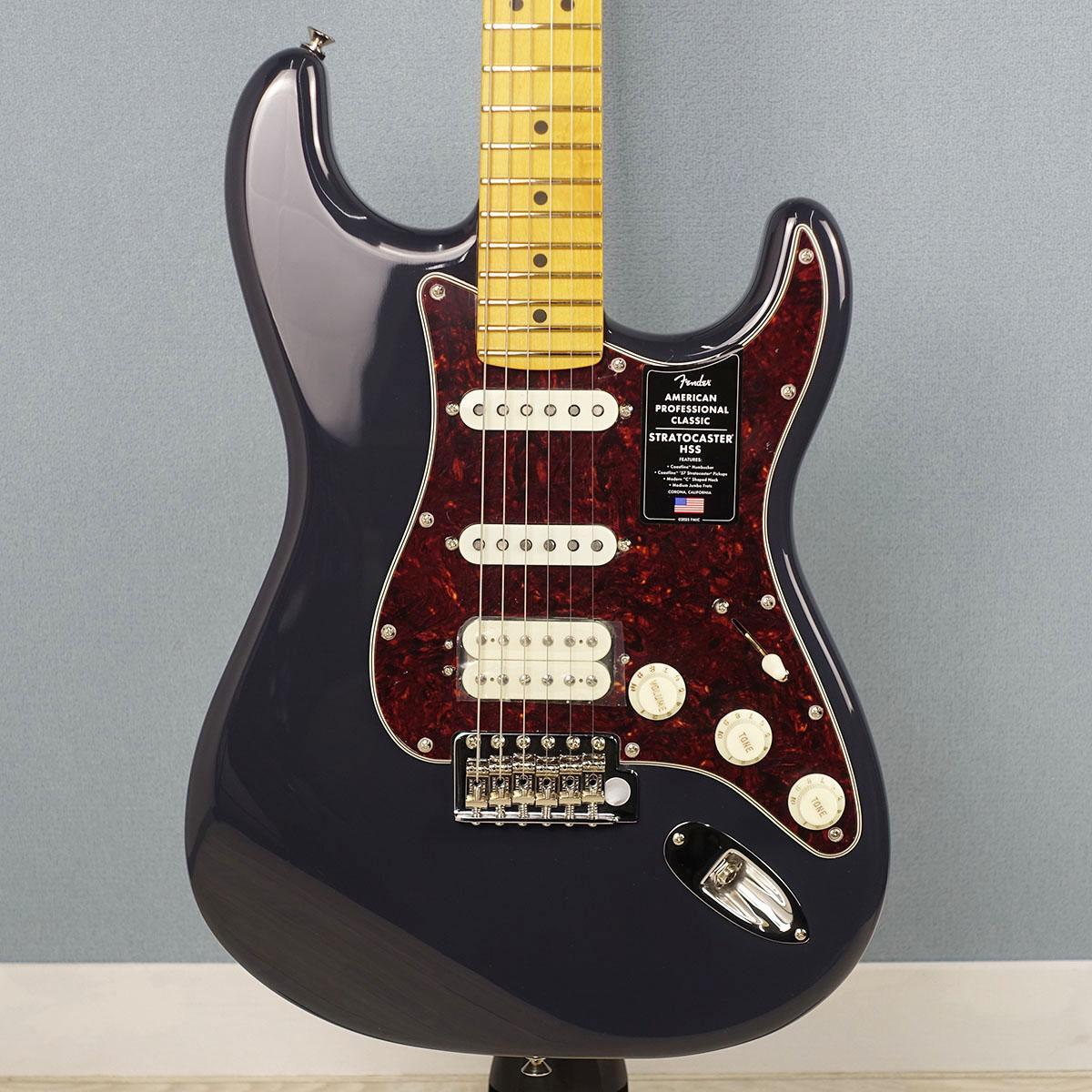 Fender American Professional Classic Stratocaster HSS Maple Fingerboard Faded Black拍卖