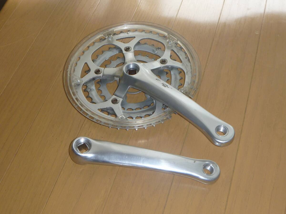 スギノ SUGINO クランク XD-350T SQ 170mm 8速 トリプル チェーンガード付き拍卖