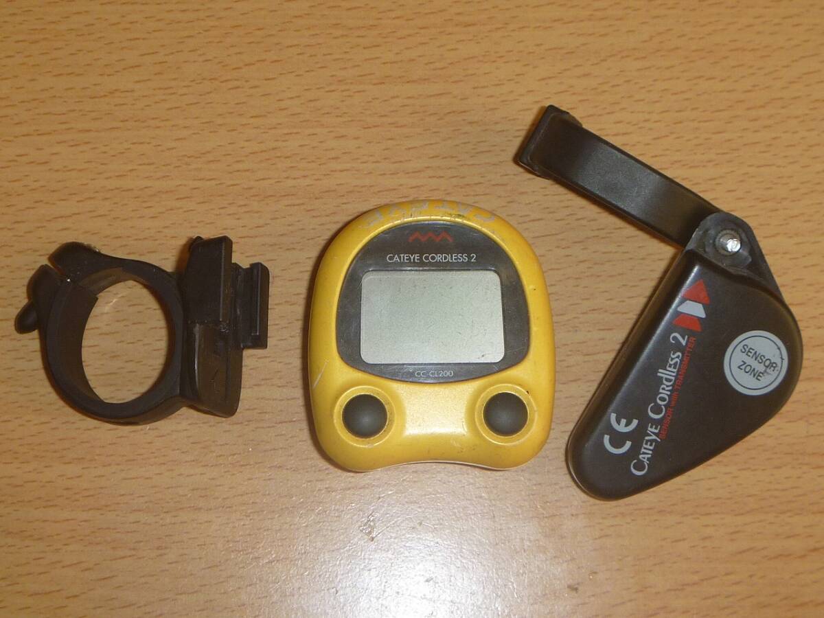 キャットアイ CATEYE CORDLESS2 サイクルコンピューター CC-CL200 マグネット&電池付属しません ①拍卖