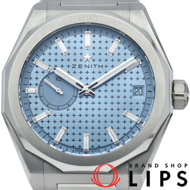 ゼニス デファイ スカイライン 41 11Pバケットダイヤ アイスブルー 日本限定100本 03.9300.3620/16.I00拍卖