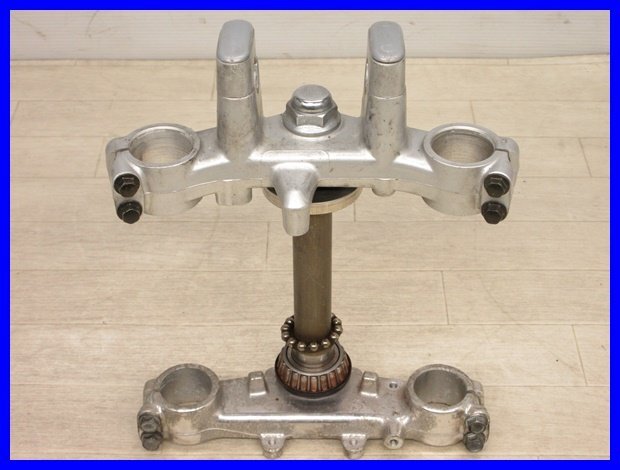 !☆4D531 セロー225W 4JG ステアリングステム トップブリッジ ハンドルポスト アンダーブラケット 三又 80拍卖