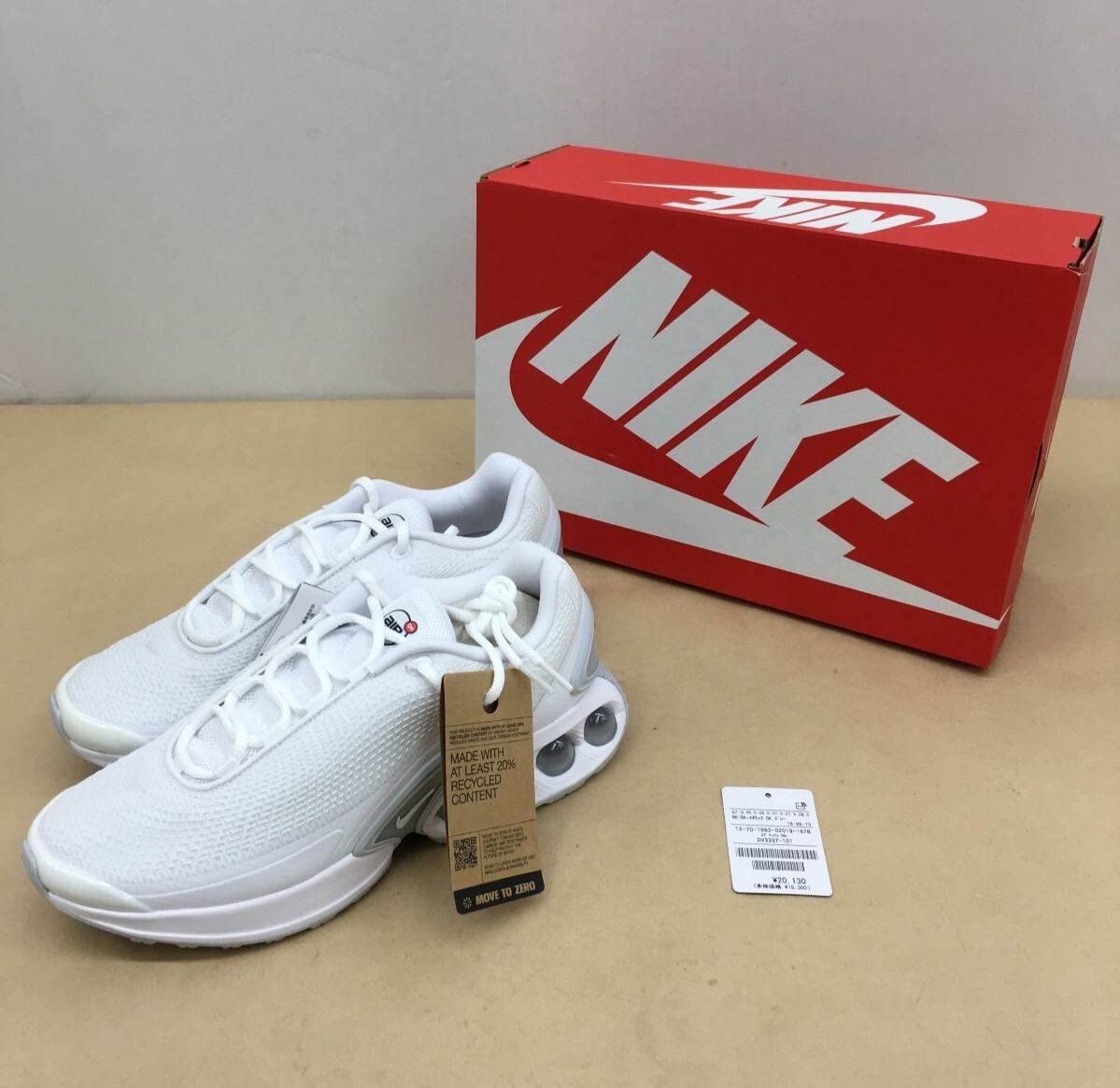 ★R920 / 未使用品 NIKE AIR MAX DN ”White Metallic Silver” DV3337-101 サイズ 27cm ★拍卖