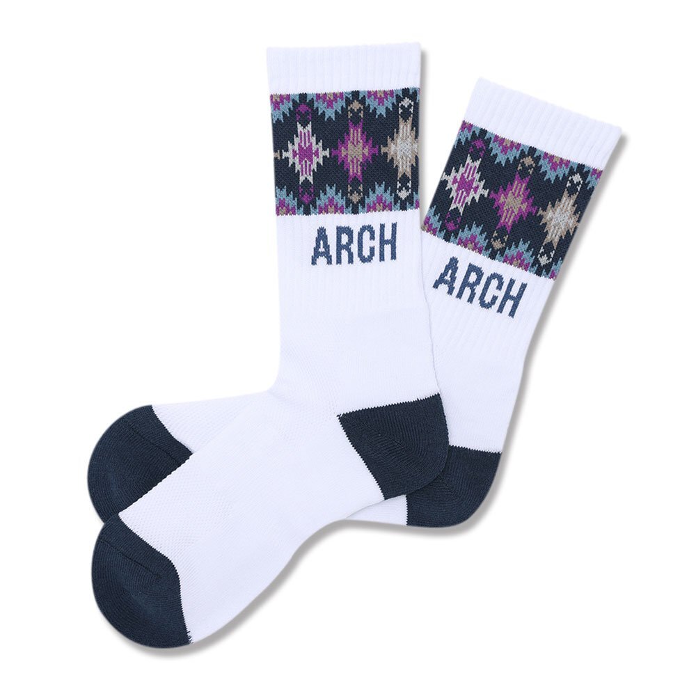 1793929-Arch/native patterncrew mid.Socks ユニセックス バスケ ソックス/L拍卖