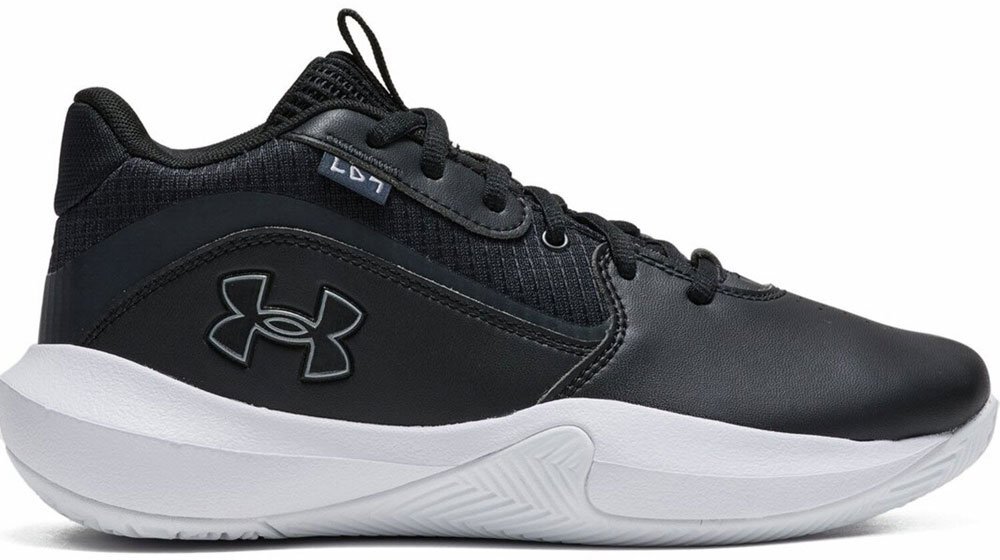 1661279-UNDER ARMOUR/ラスト1点 ジュニア バスケットボールシューズ バッシュ UAロックダウン7 AP/24.5拍卖