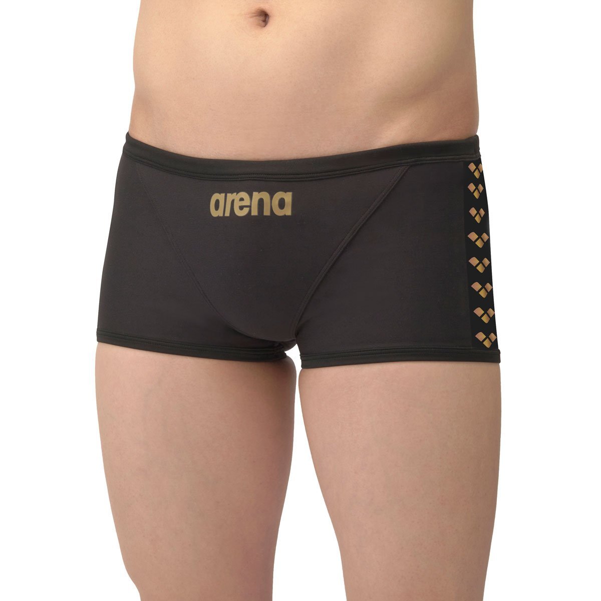 1699682-ARENA/メンズ 競泳トレーニング水着 スイムスパッツ ショートレッグ ショートボックス 練習用/拍卖