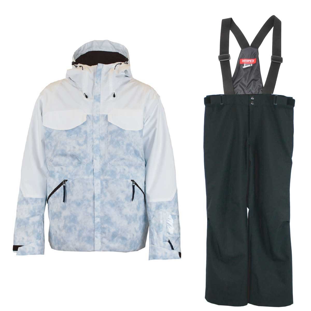 1444490-WINDEX/メンズ レディース ユニセックス スノーウェア スキーウェア 上下セット/L拍卖