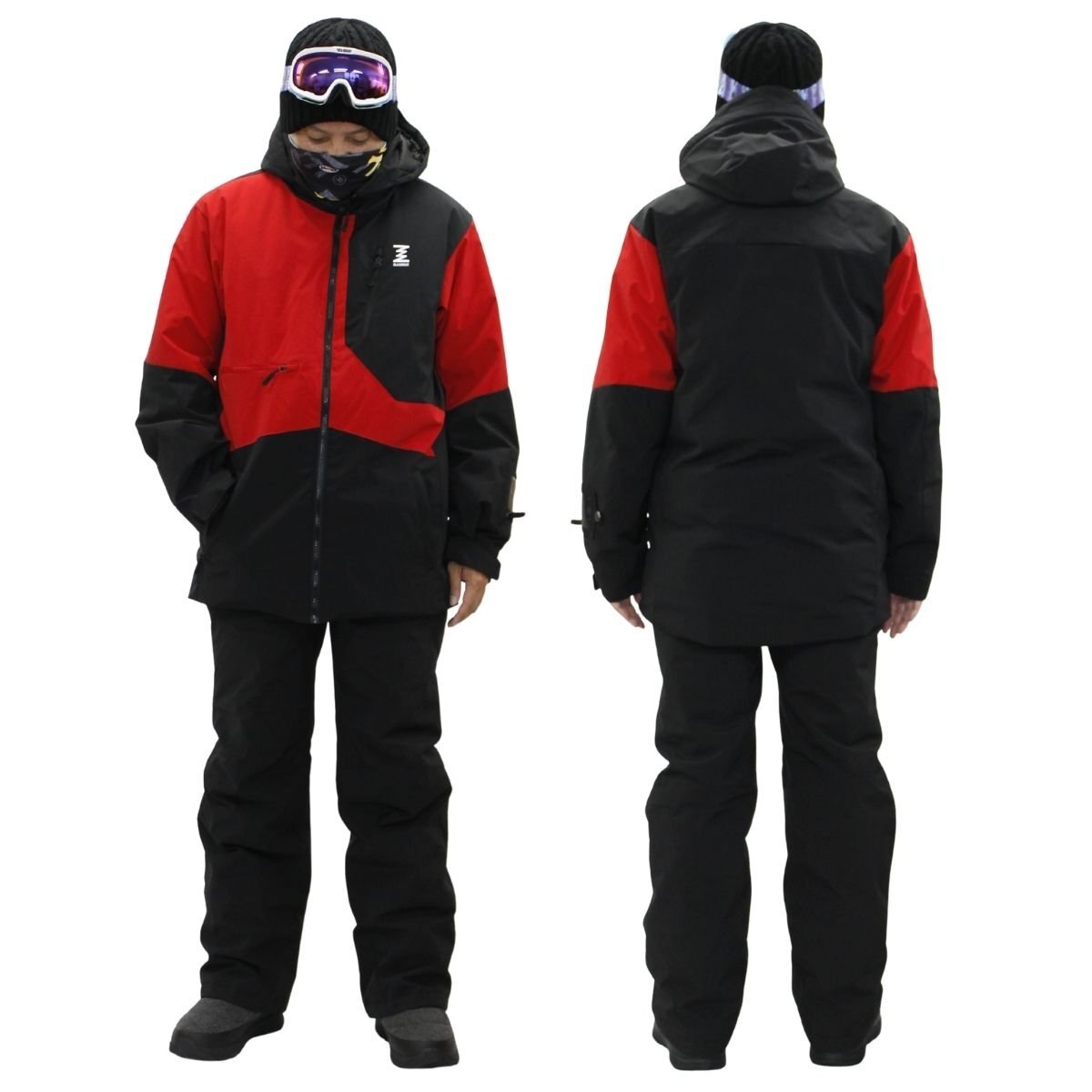 1784501-BANNNE/ユニセックス スキーウェア スノーウェア スノースーツ 上下セット 耐水圧10000m拍卖
