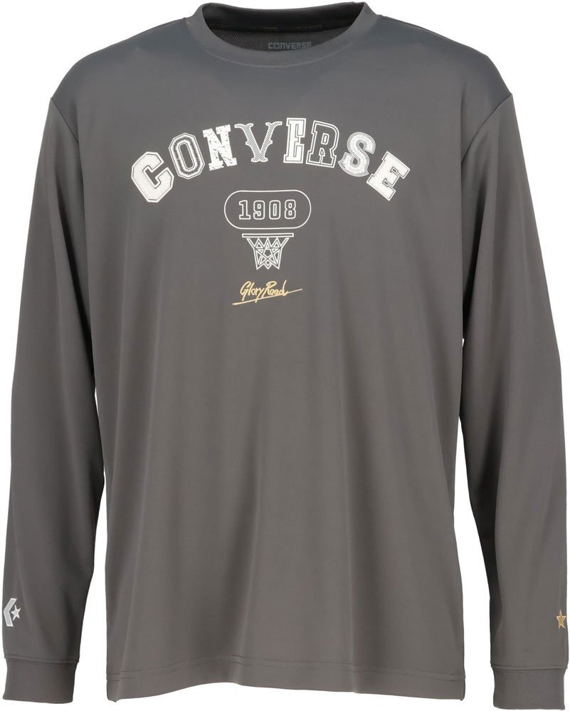 1774386-CONVERSE/メンズ ゴールドシリーズロングスリーブシャツ バスケ ロンT 長袖 バスケットボー拍卖