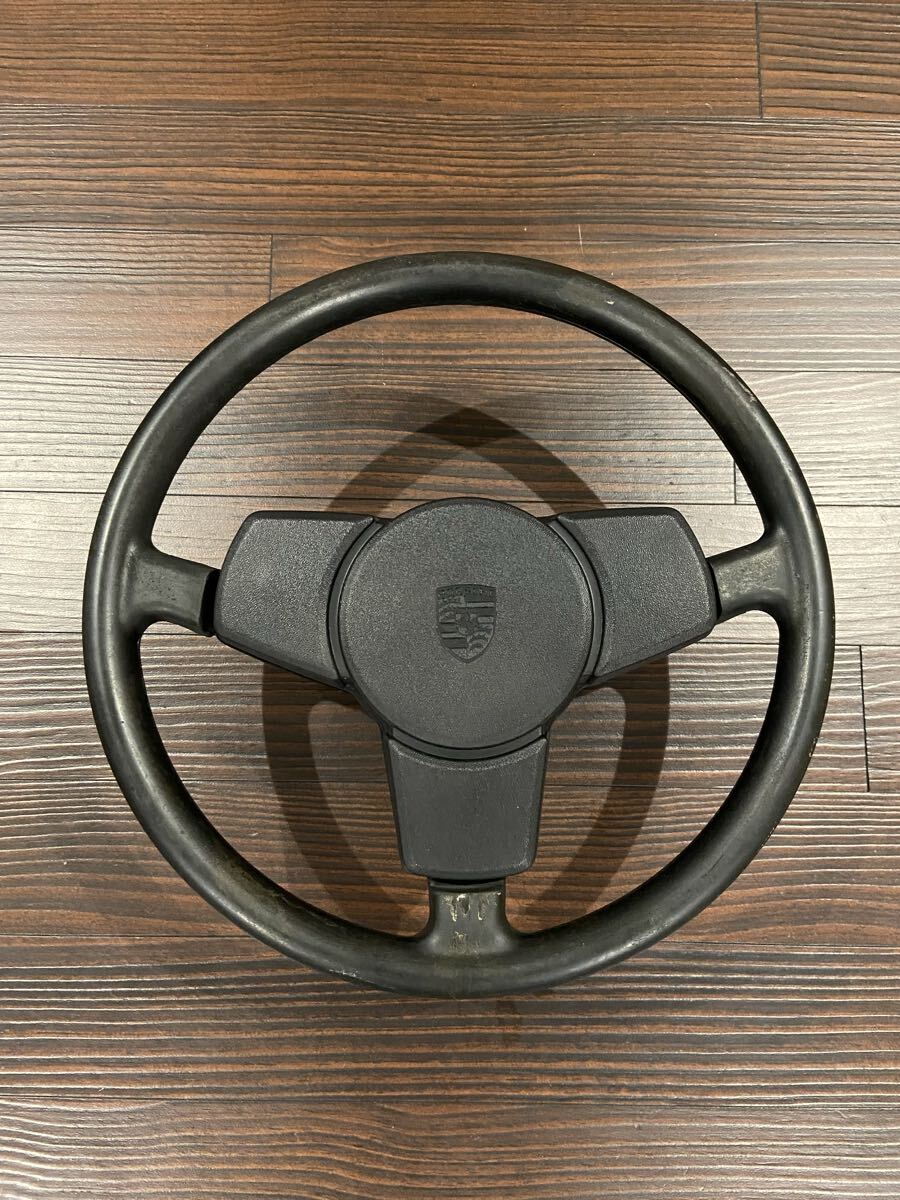 PORSCHE ポルシェ 911 930 純正 ステアリング 美品 希少 924 928 944 74 カレラ 3.0RS 当時物 レア USDM EURO トラッキン ミニトラック拍卖