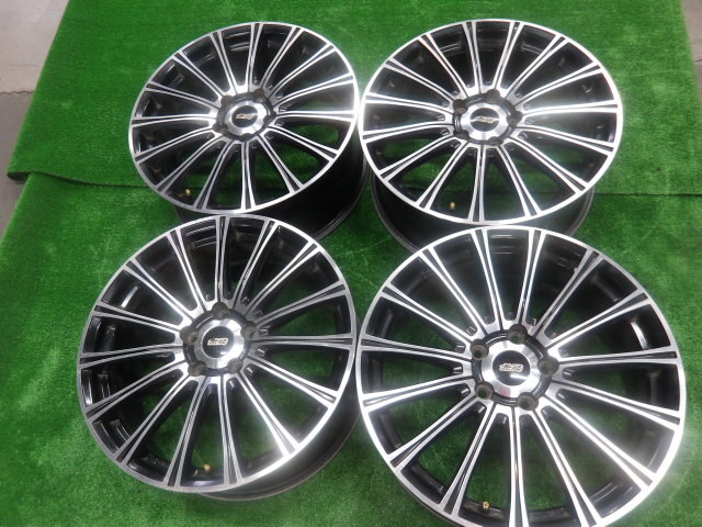 MUGEN 無限 黒ブラック?/ポリッシュ? 18インチ 18x7.5J+50 5H PCD114.3 アルミ ホイール 42700-XML-875A-50 4本拍卖