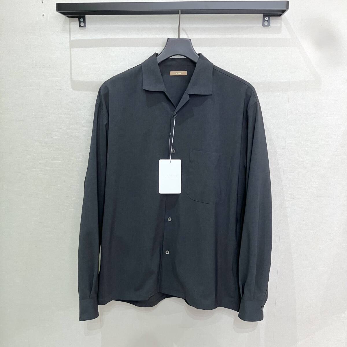 新品 LAMOND ラモンド シャツ サイドポケット チャコール 2拍卖